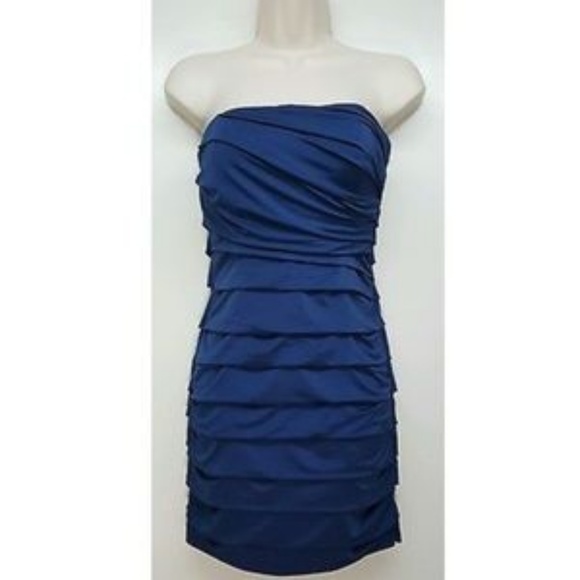 💐Blue Strapless Dress - Picture 2 of 2